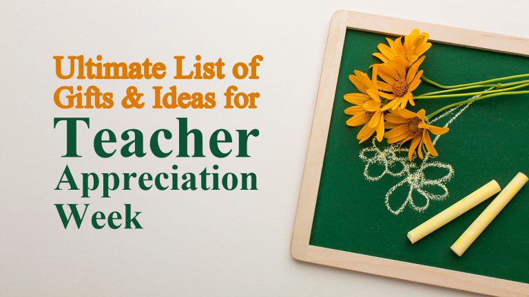 Ultimate List of Gifts & Ideas for Teacher Appreciation Week