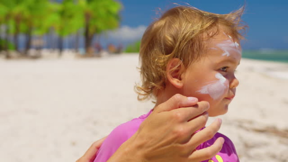 Applying Sunscreen to Your Baby